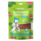 Petoska Dog Treat Watermelon & Chicken Sticks - 100gms
